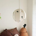 Elva Pendant Light Paper Ball Drawing