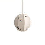 Elva Pendant Light Paper Ball Drawing