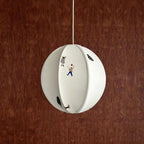 Elva Pendant Light Paper Ball Drawing