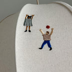 Elva Pendant Light Paper Ball Drawing