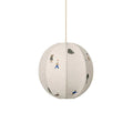 Elva Pendant Light Paper Ball Drawing