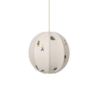 Elva Pendant Light Paper Ball Drawing