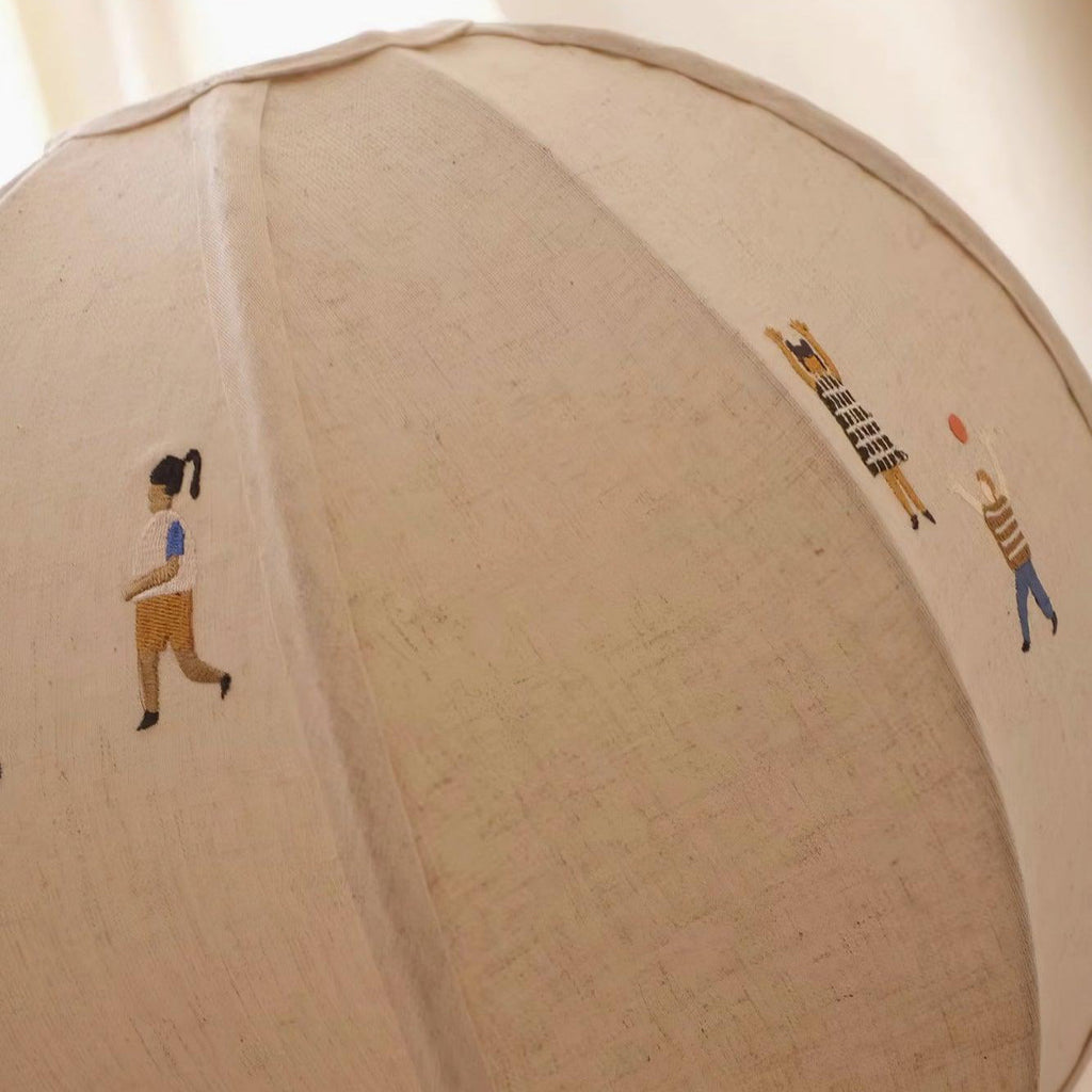 Elva Pendant Light Paper Ball Drawing