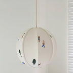 Elva Pendant Light Paper Ball Drawing