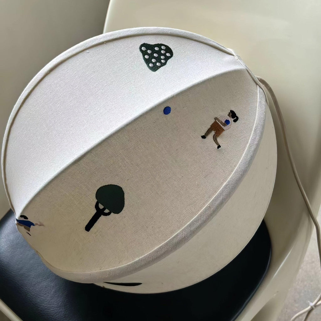 Elva Pendant Light Paper Ball Drawing
