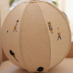 Elva Pendant Light Paper Ball Drawing