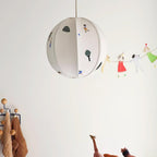 Elva Pendant Light Paper Ball Drawing