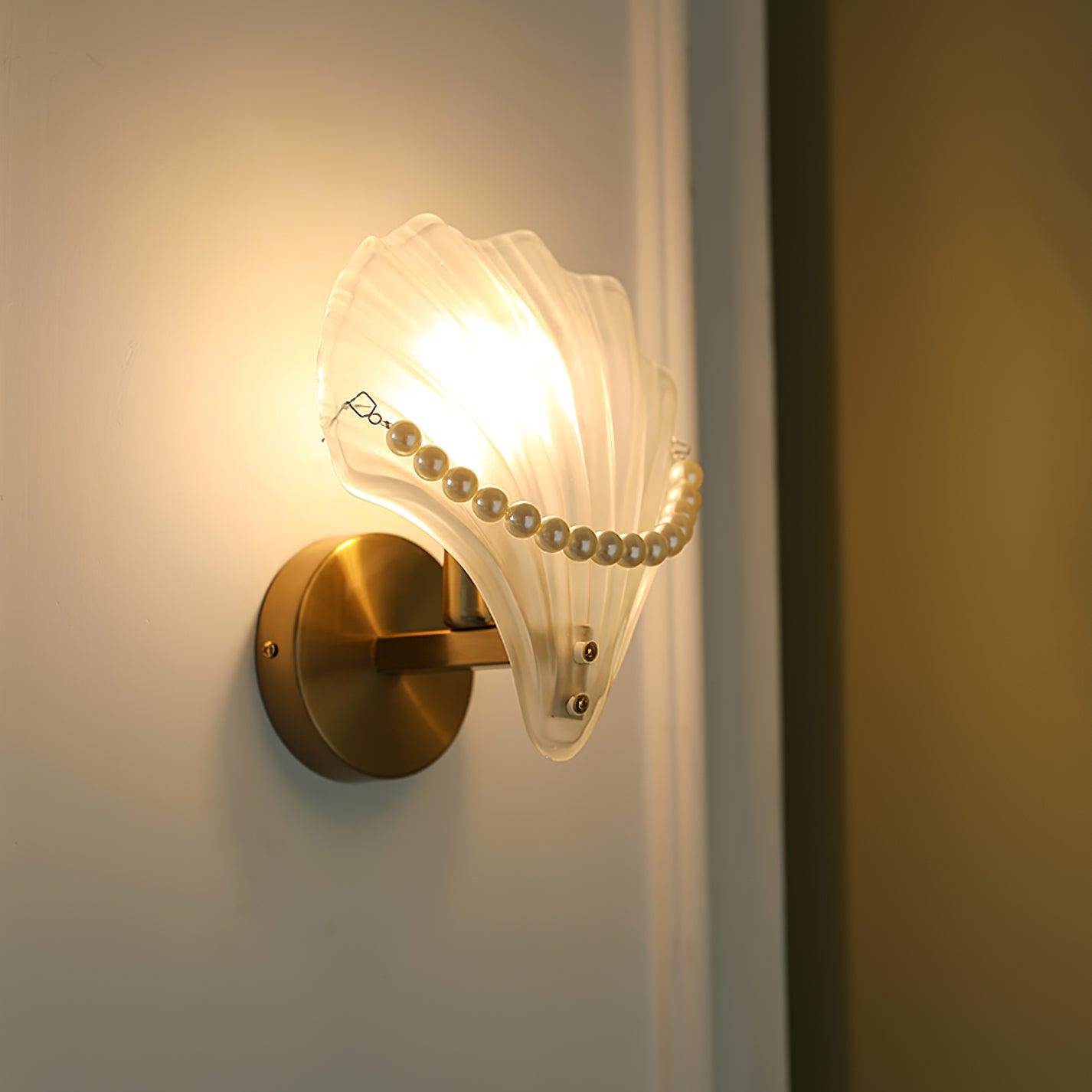 Pearl Shell Wall Lamp