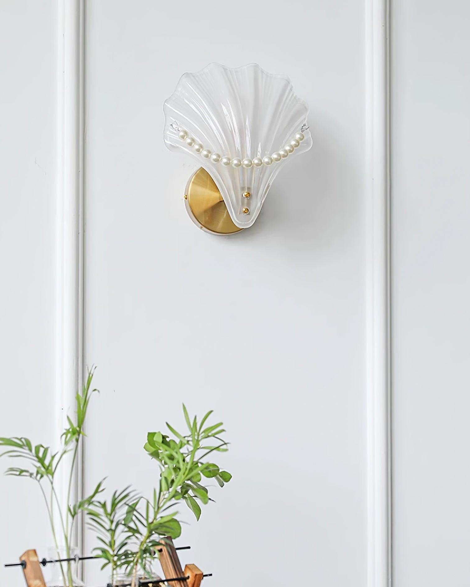 Pearl Shell Wall Lamp