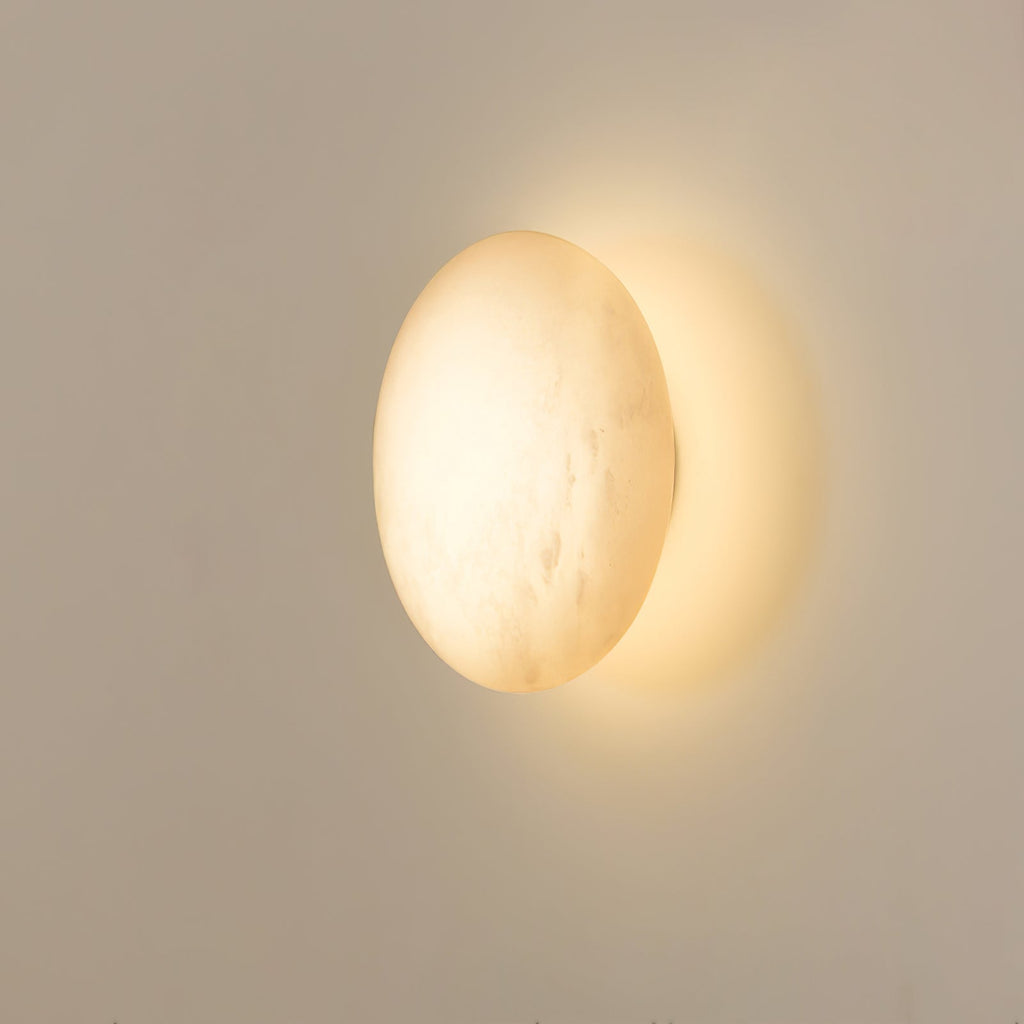 Eurthais Minimalist Alabaster Wall Light