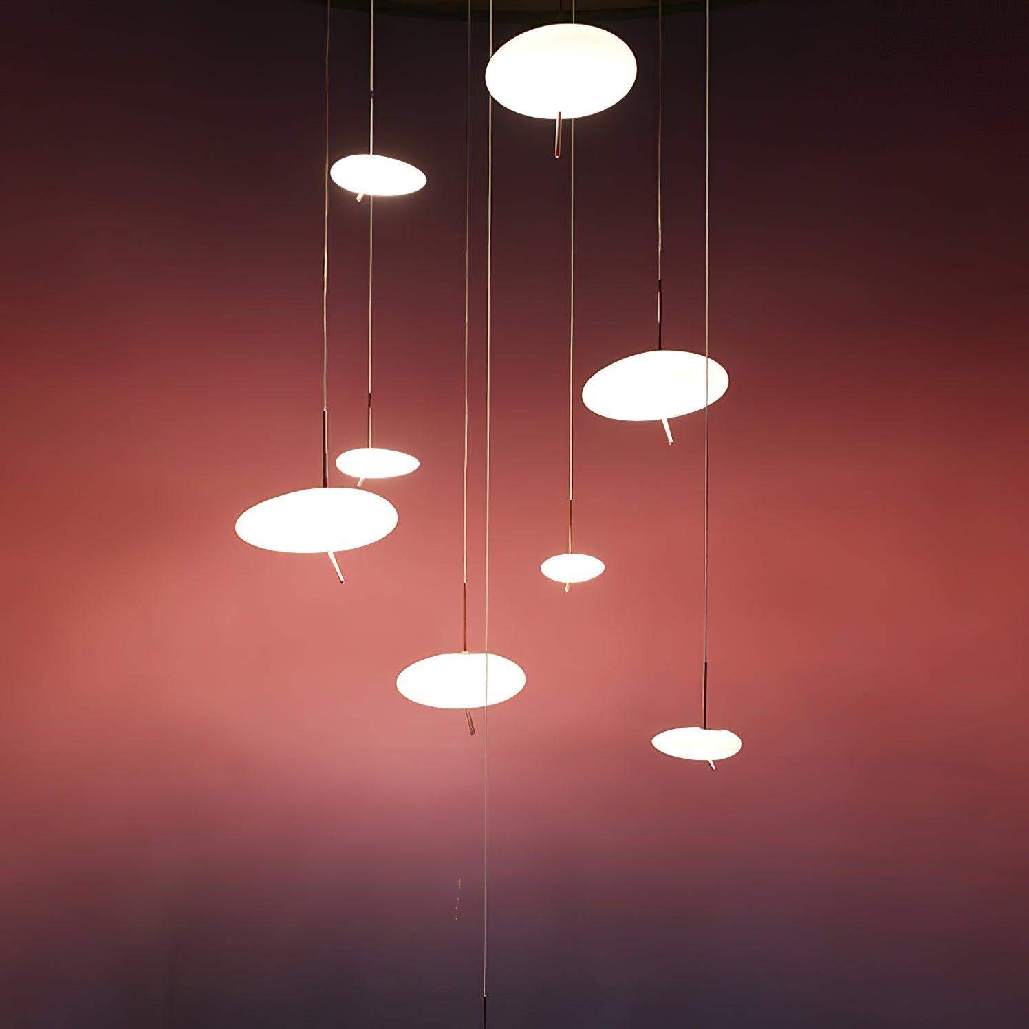Oneli Rose Gold Pebble Pendant Light