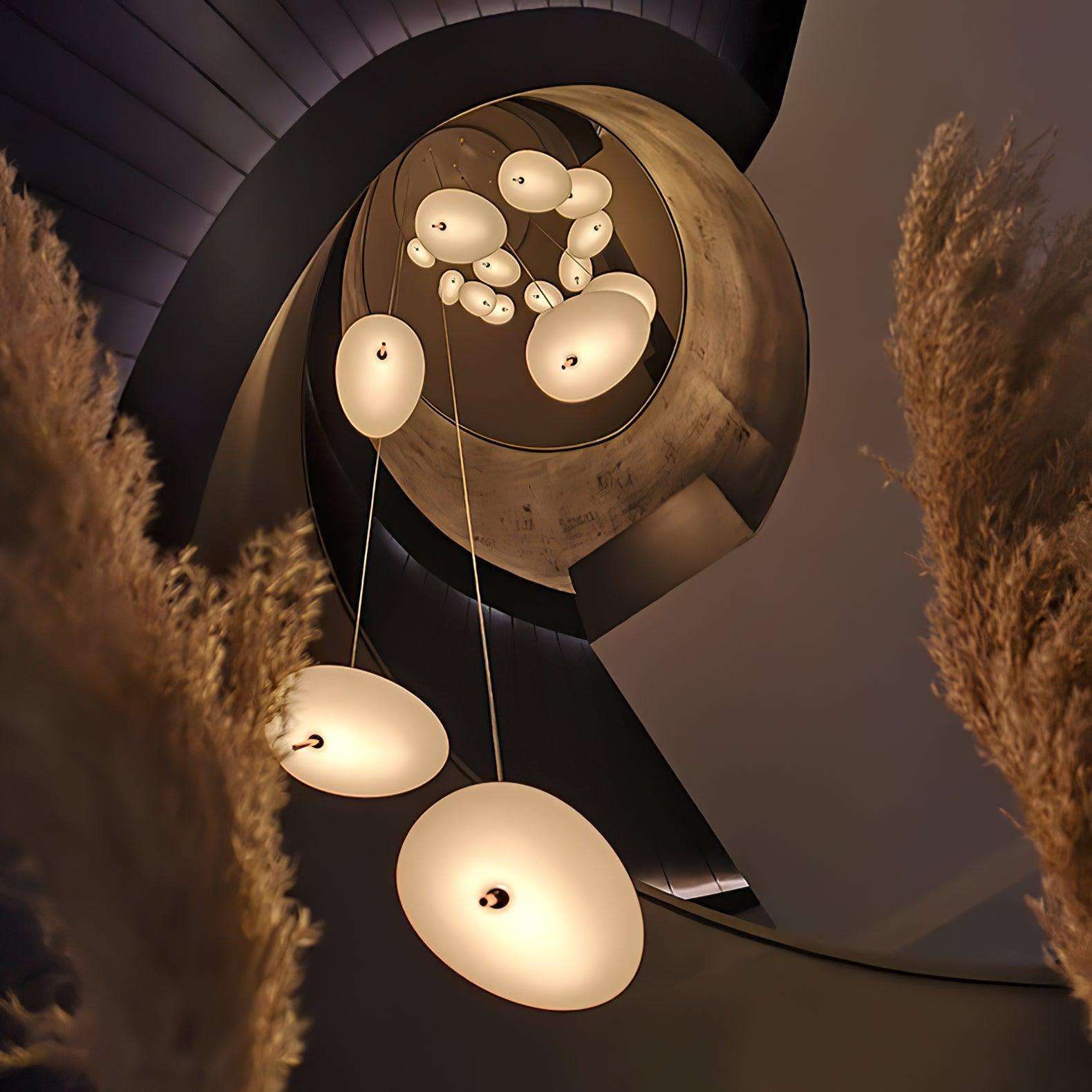 Oneli Rose Gold Pebble Pendant Light