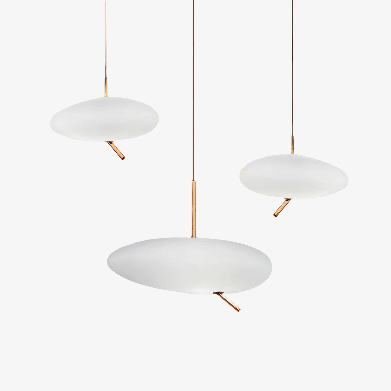 Oneli Rose Gold Pebble Pendant Light