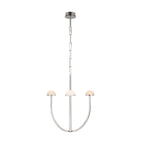 Pedra Chandelier  Alabaster Minimalist Arc Geometry