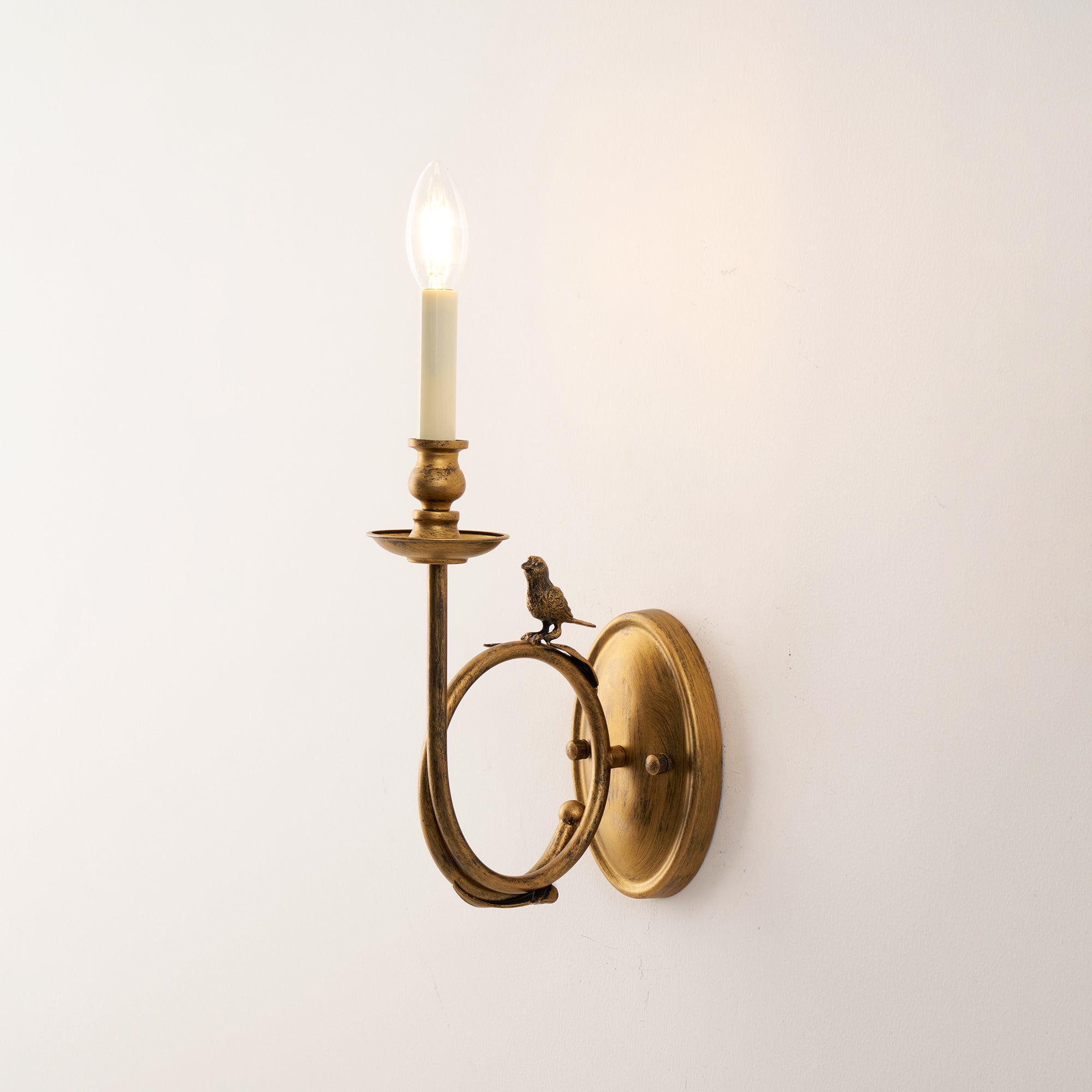 Amelo Vintage Bird Indoor Wall Sconce
