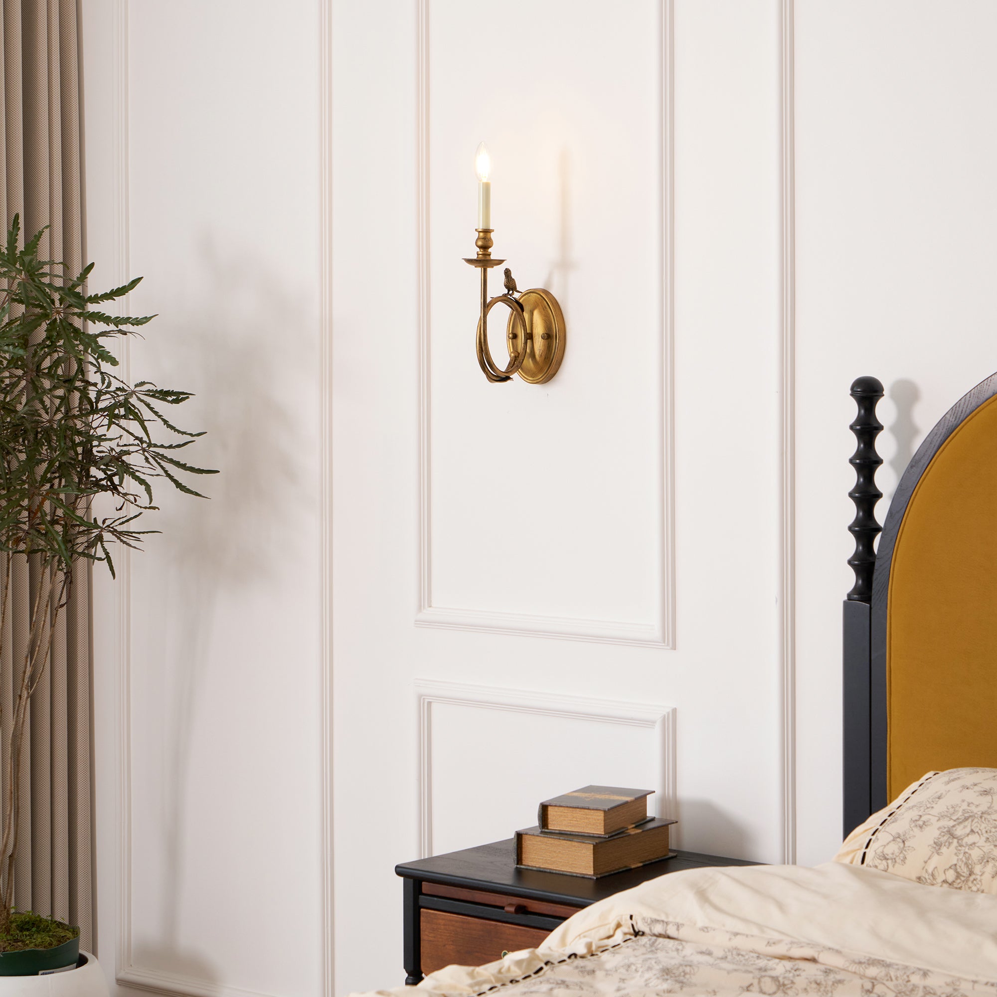 Amelo Vintage Bird Indoor Wall Sconce