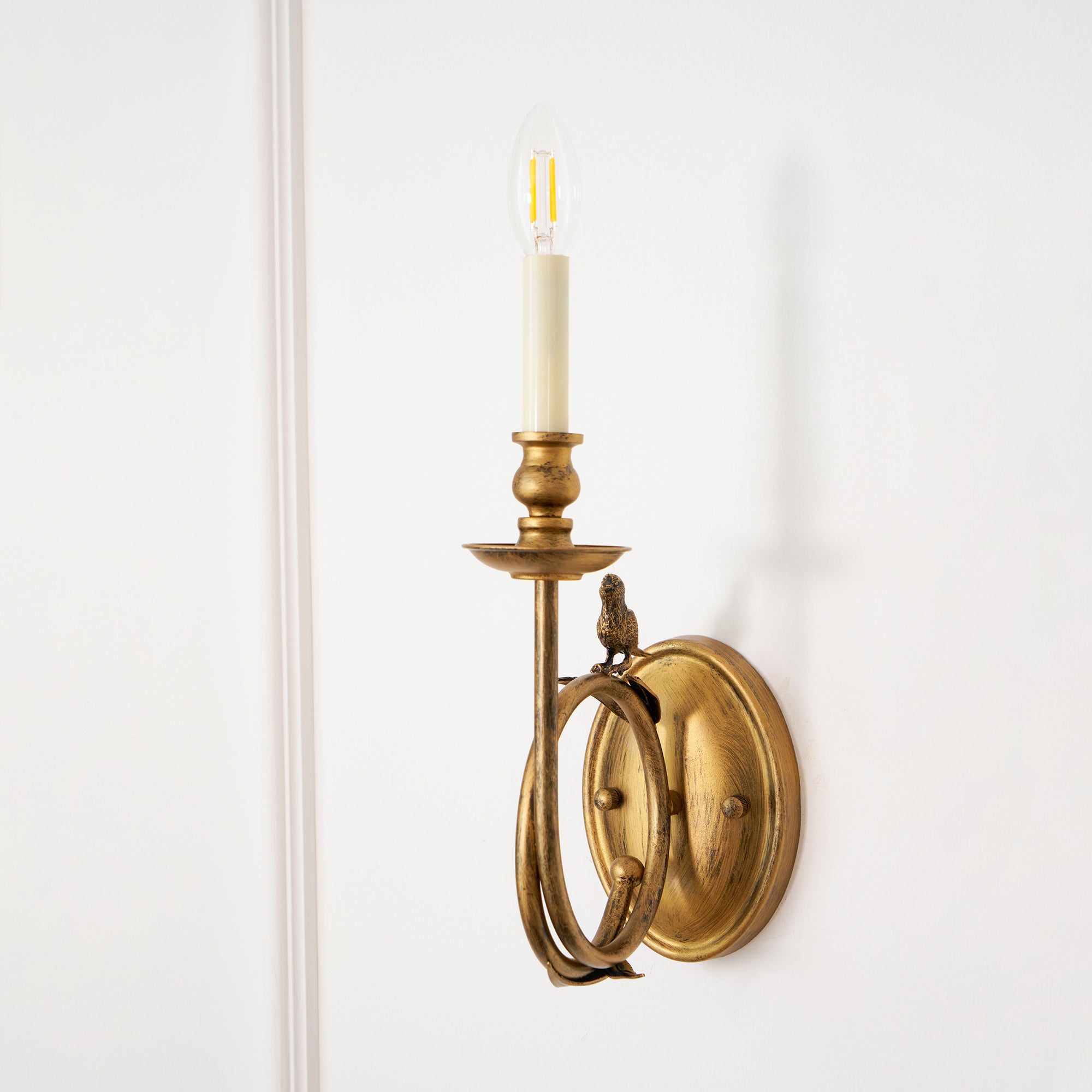 Amelo Vintage Bird Indoor Wall Sconce