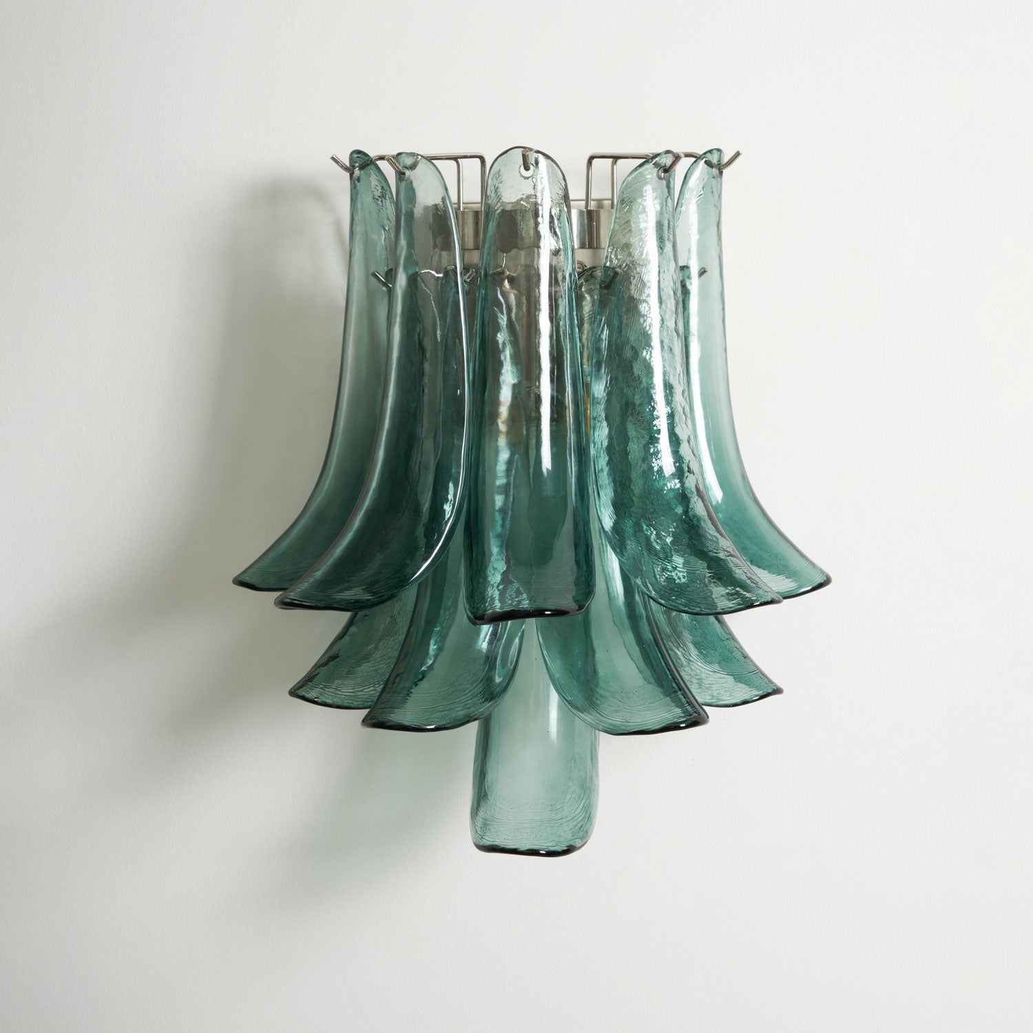 Aurora Wall Light Petal Shaped Glass Vintage Artistic