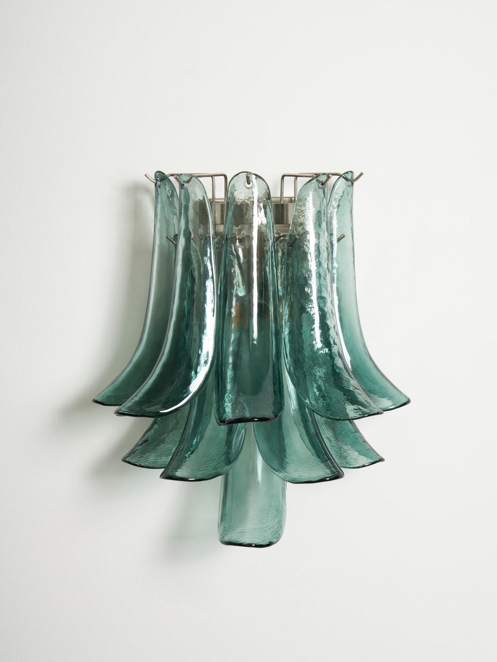 Aurora Wall Light Petal Shaped Glass Vintage Artistic