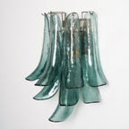 Aurora Wall Light Petal Shaped Glass Vintage Artistic