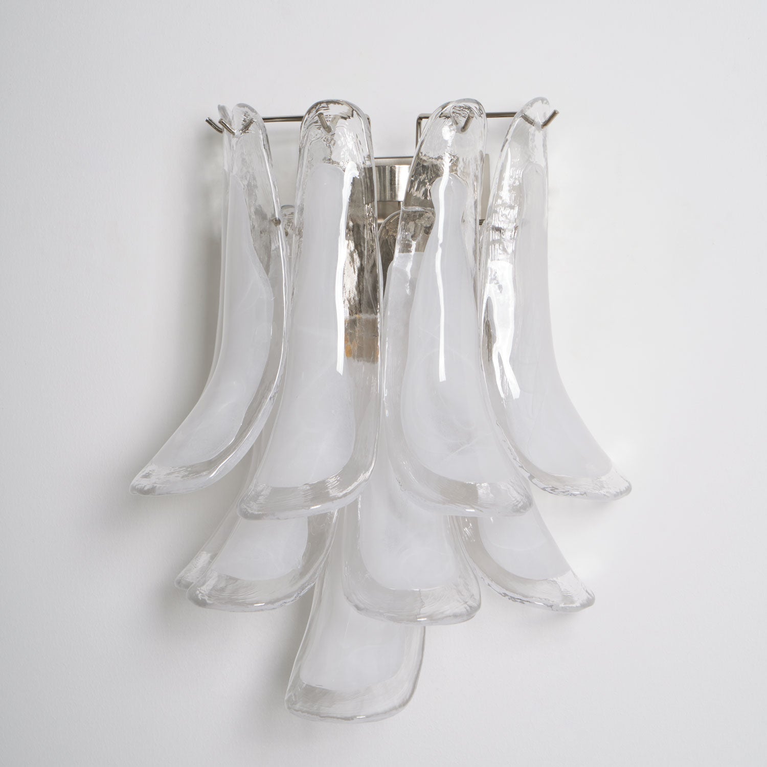 Aurora Wall Light Petal Shaped Glass Vintage Artistic