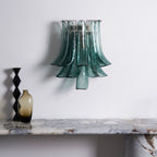 Aurora Wall Light Petal Shaped Glass Vintage Artistic