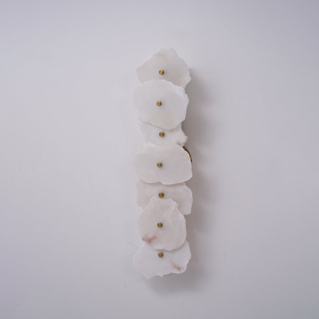 Cevra Alabaster Flower Wall Lamp