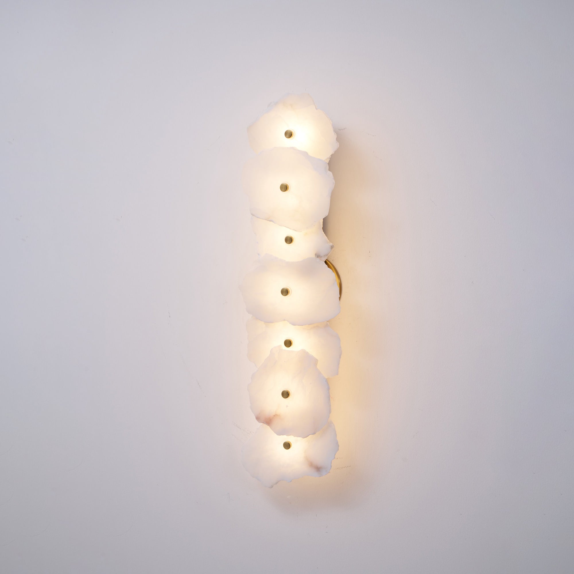 Cevra Alabaster Flower Wall Lamp