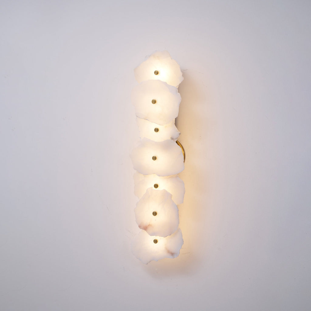 Ritta Alabaster Flower Wall Lamp