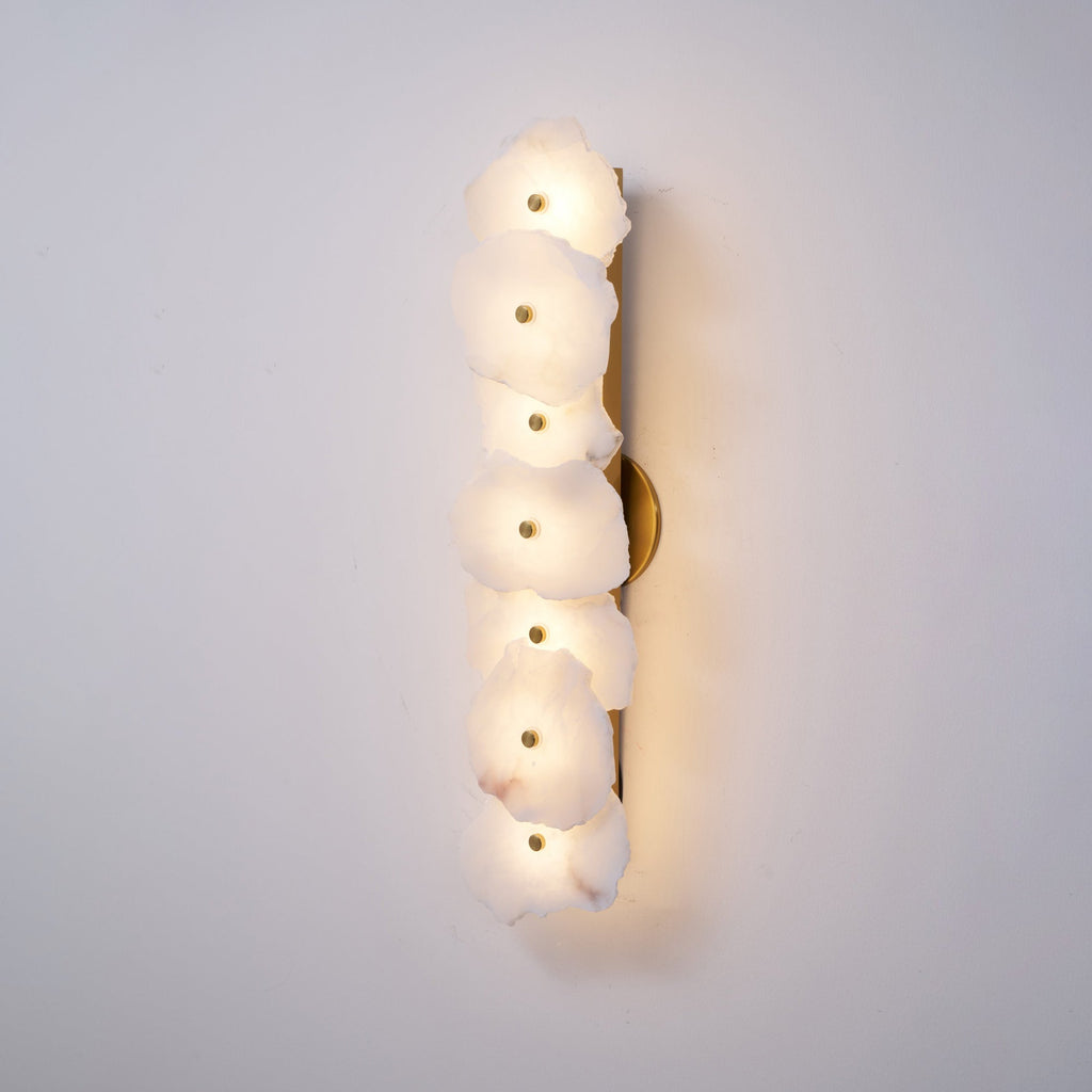 Ritta Alabaster Flower Wall Lamp