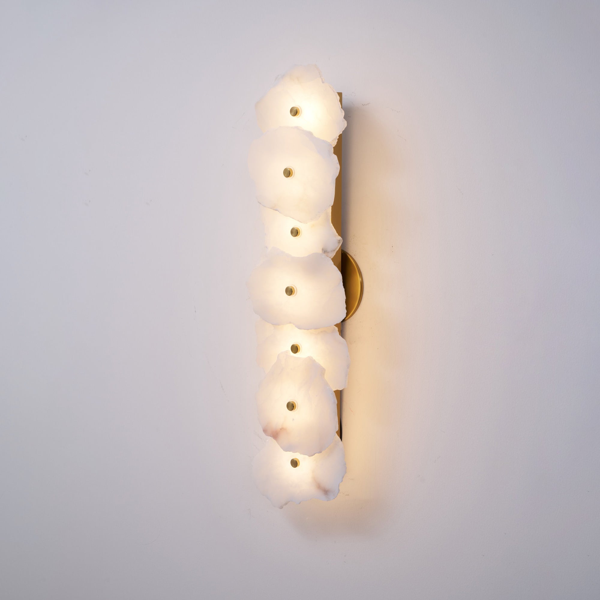 Cevra Alabaster Flower Wall Lamp