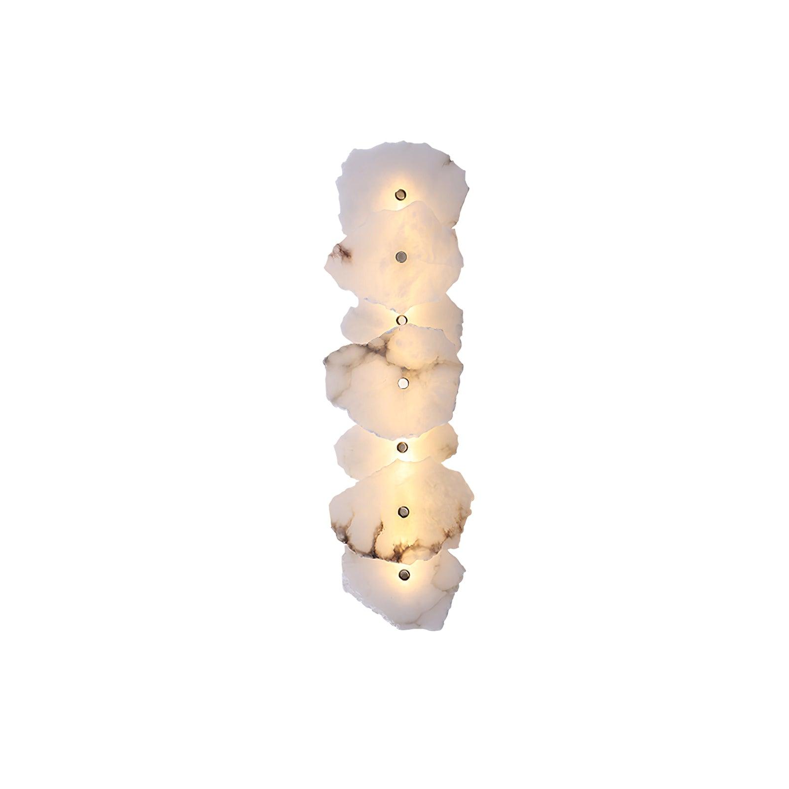 Cevra Alabaster Flower Wall Lamp