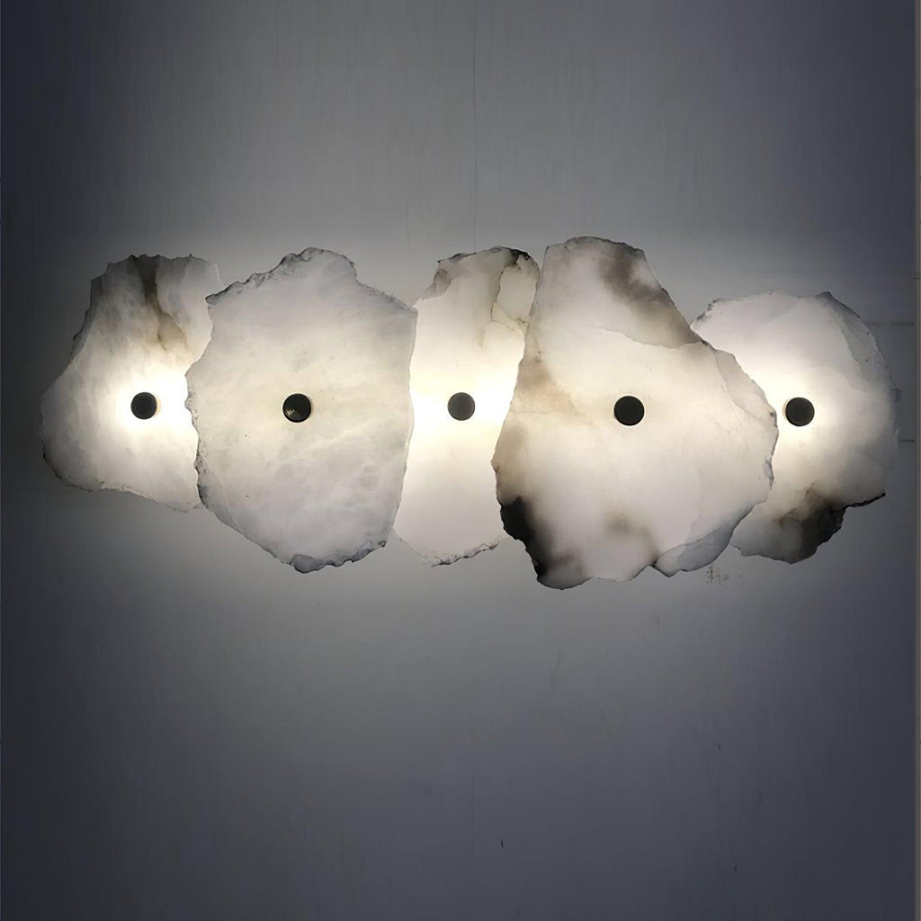 Cevra Alabaster Flower Wall Lamp