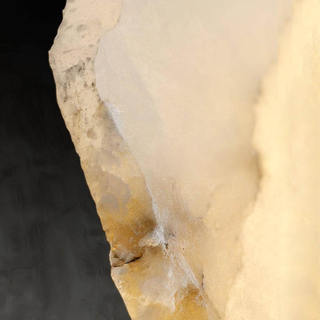 Cevra Alabaster Flower Wall Lamp