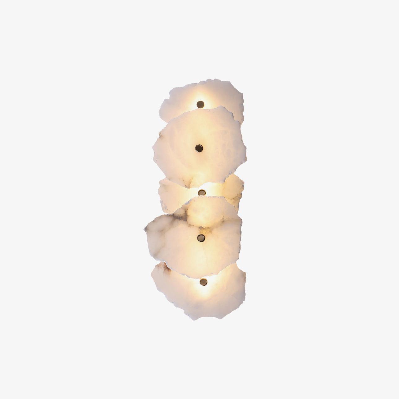 Cevra Alabaster Flower Wall Lamp
