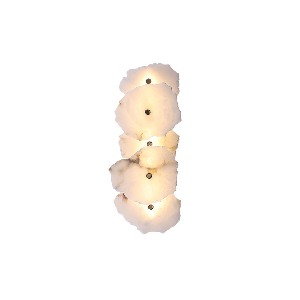 Cevra Alabaster Flower Wall Lamp