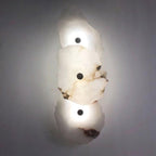 Cevra Alabaster Flower Wall Lamp