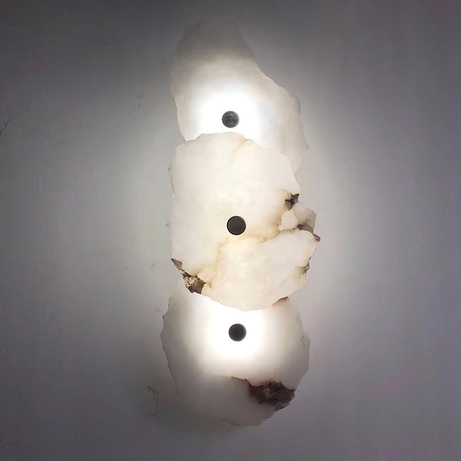 Cevra Alabaster Flower Wall Lamp