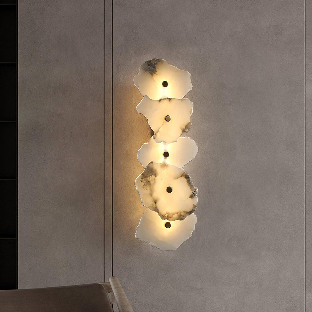 Ritta Alabaster Flower Wall Lamp