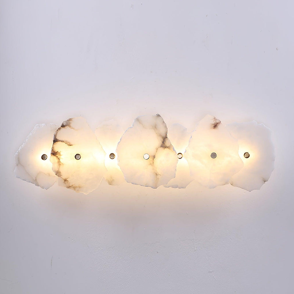 Cevra Alabaster Flower Wall Lamp