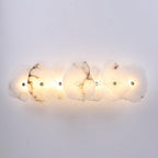 Cevra Alabaster Flower Wall Lamp