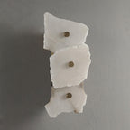 Cevra Alabaster Flower Wall Lamp