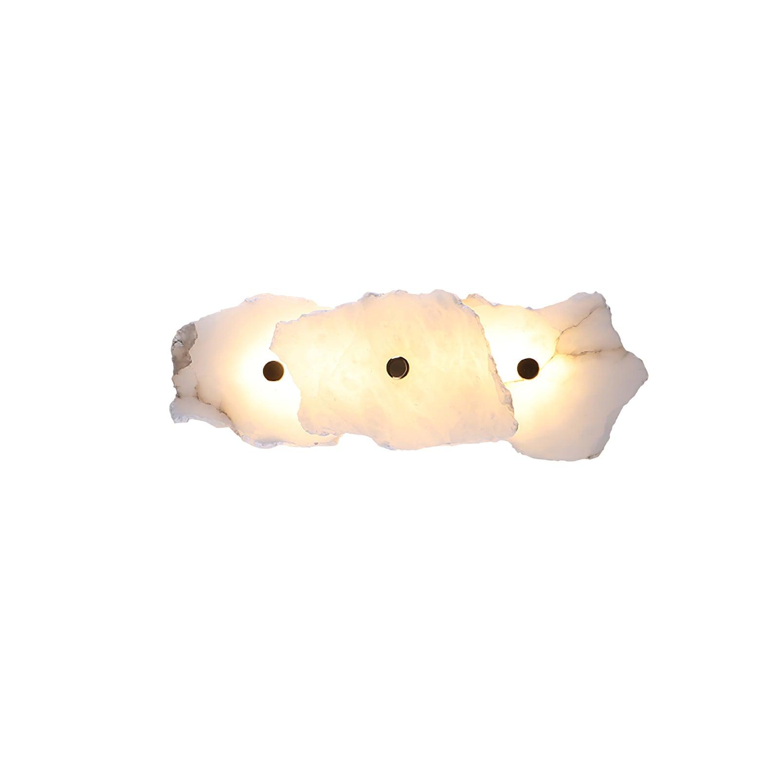 Cevra Alabaster Flower Wall Lamp