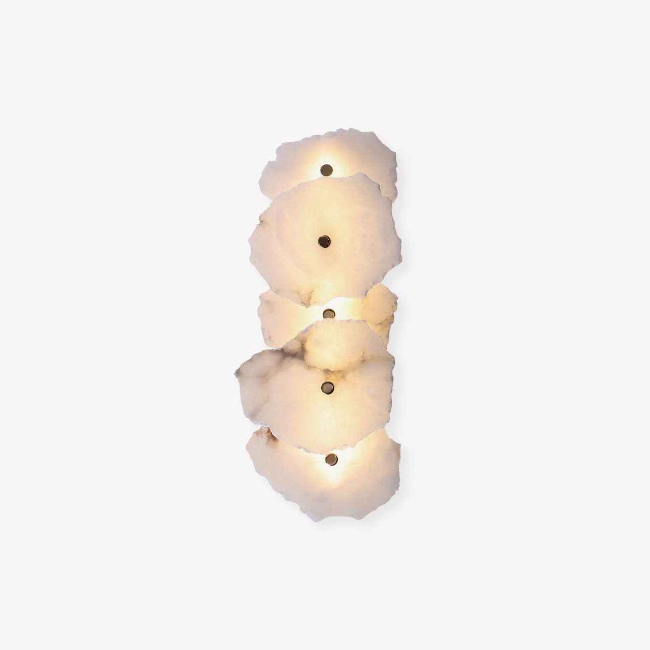 Cevra Alabaster Flower Wall Lamp
