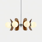 Ulano Chandelier Brown &Orange