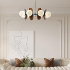 Ulano Chandelier Brown &Orange