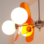 Ulano Chandelier Brown &Orange