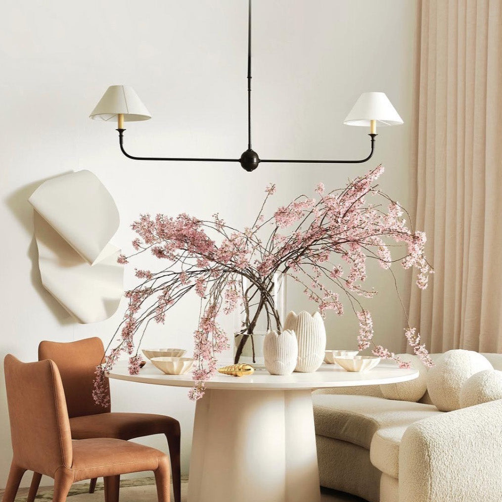 Norli Modern Linear LED Chandelier Metal Living Room Bedroom