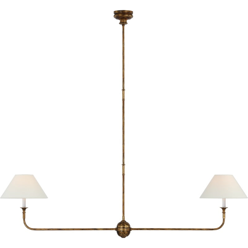 Norli Modern Linear LED Chandelier Metal Living Room Bedroom