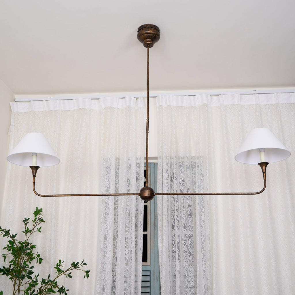 Norli Modern Linear LED Chandelier Metal Living Room Bedroom